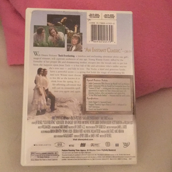 Tuck Everlasting DVD - Picture 4 of 4